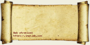 Una Vidojević vizit kartica